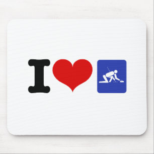 Mousepad Mim ondulação do coração