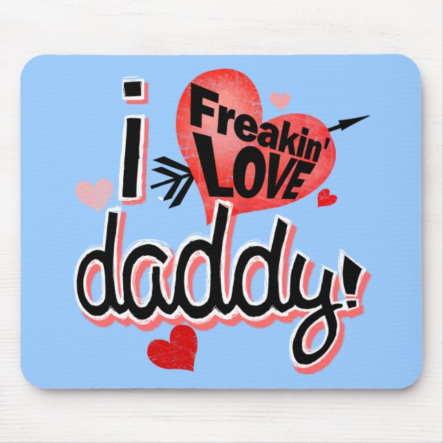 Mousepad Mim pai do amor do freakin! (Frente)