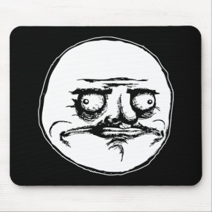 Mousepad mim rofl do lol do humor do meme da cara da raiva