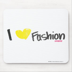 Mousepad Mim rosa da forma do coração
