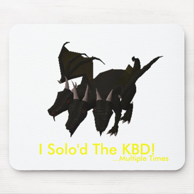 Mousepad Mim Solo'd o KBD! (Épocas múltiplas) (Frente)