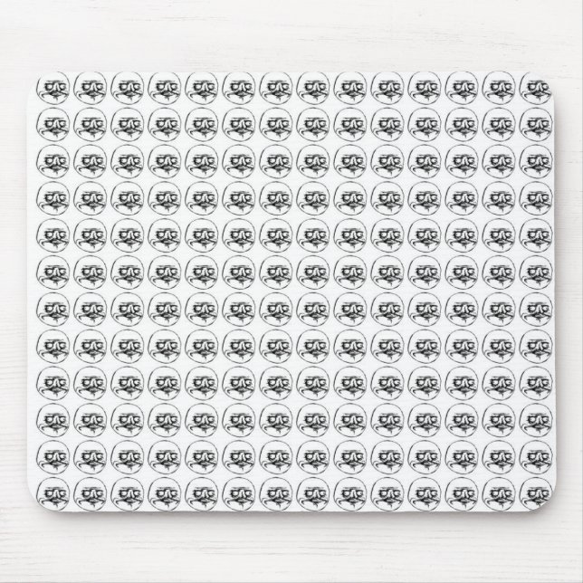 Mousepad Mim teste padrão de Gusta (Frente)