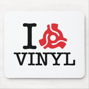 Mousepad Mim vinil de 45 adaptadores