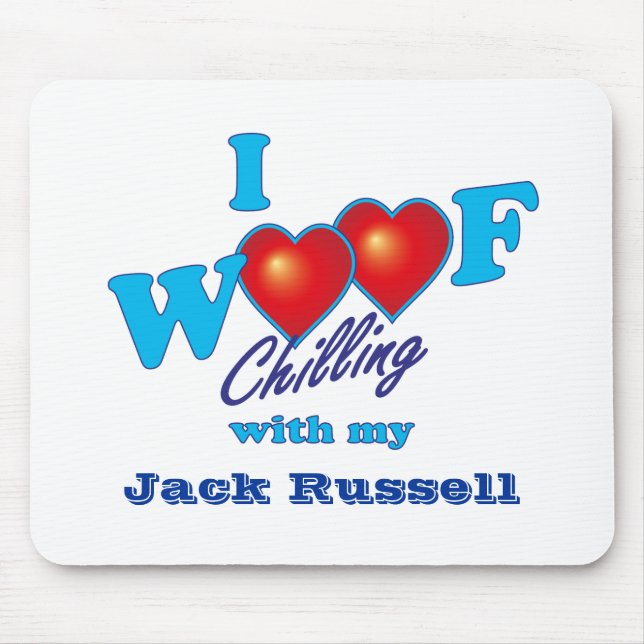 Mousepad Mim Woof Jack Russell (Frente)
