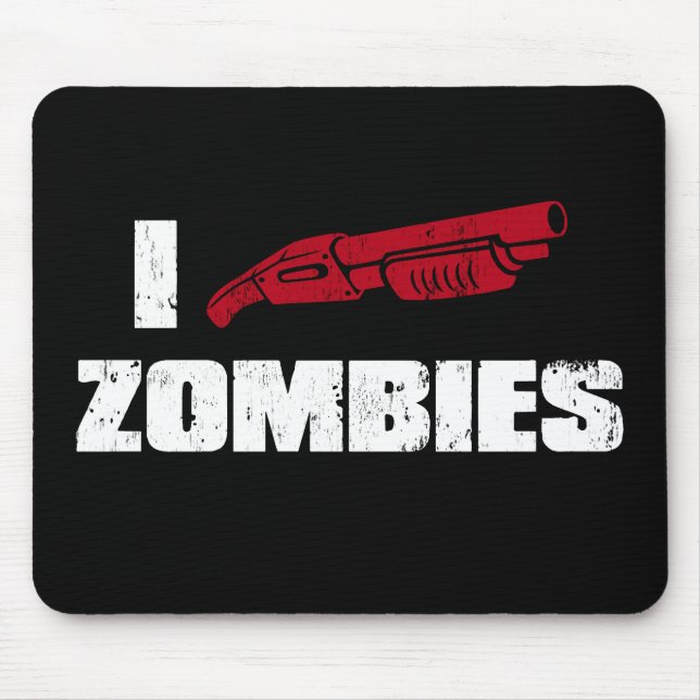 Mousepad mim zombis da espingarda (Frente)