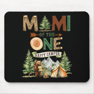 Mousepad Mimi do único acampante feliz no 1º aniversário de