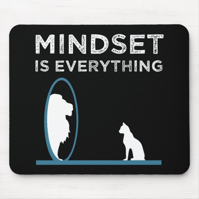 Mousepad Mindset É Tudo Citação Motivacional (Frente)