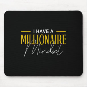 Mousepad Mindset Eu Tenho Uma Motivação Milionária.
