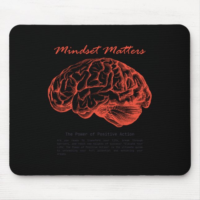 Mousepad Mindset S Creative S Design Sticker (Frente)