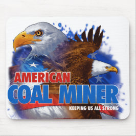 MOUSEPAD MINEIRO DE CARVÃO AMERICANO