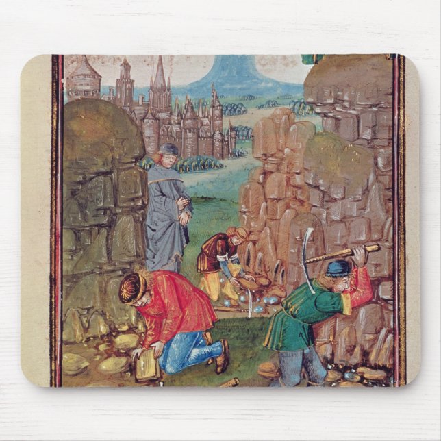 Mousepad Mineiros no trabalho, 'de DES Choses do DES (Frente)