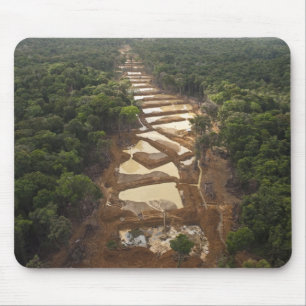 Mousepad Mineração de Ouro Aluvial. Floresta Tropical, Guia