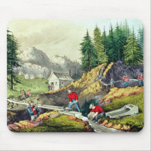 Mousepad Mineração Dourado em Califórnia