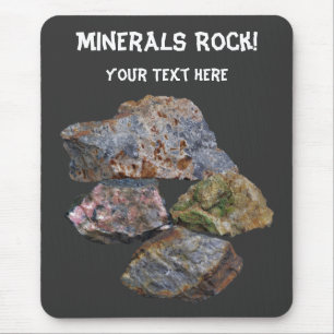 Mousepad Minerals Rock Collectors Cute