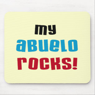 Mousepad Minha Abuelo Rocks T-shirts e presentes