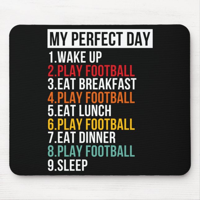 Mousepad Minha Camiseta Perfeita Para Futebol  (Frente)