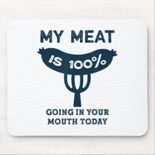 Mousepad Minha Carne Está Indo 100% Na Sua Grelha De Churra