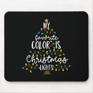 Mousepad Minha Cor Favorita É Luz De Natal Meninos Meninos
