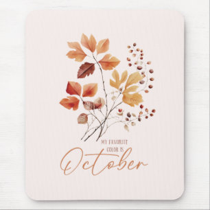 Mousepad Minha Cor Favorita É Outubro