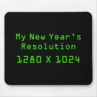 Mousepad Minha definição de ano novo - 1280 x 1024