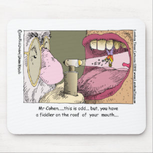 Mousepad Minha Dentista Judia Engraçada Oferece Camisetas