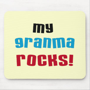 Mousepad Minha Granma Rocks T shirts e presentes