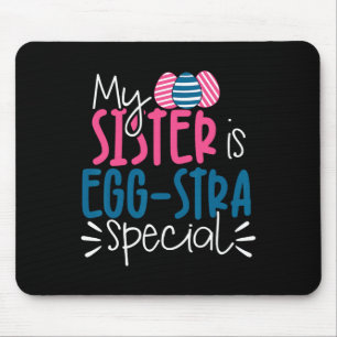 Mousepad Minha Irmã É Páscoa Especial De Diversão De Ovos