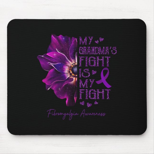 Mousepad Minha Luta De Avós É Minha Luta Contra A Fibromial (Frente)