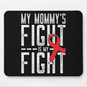 Mousepad Minha Luta de Mamãe é Minha Luta Contra Canceres S