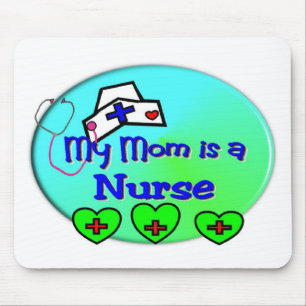 Mousepad "MINHA MAMÃ é uma enfermeira" para miúdos das