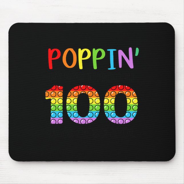Mousepad Minha Maneira Através Dos 100 Dias De Escola Pop I (Frente)