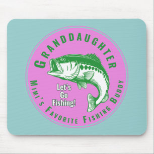 Mousepad Minha neta MIMI é minha parceira de pesca favorita