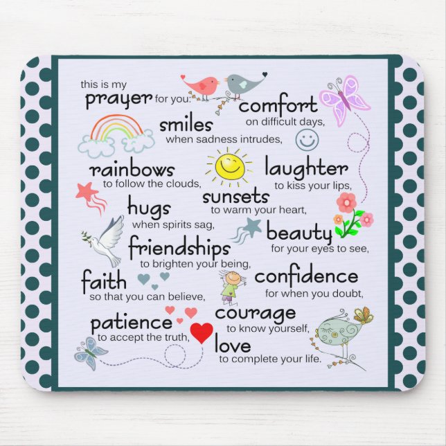 Mousepad Minha Oração Por Você (Frente)