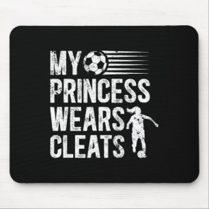 Mousepad Minha Princesa Usa Crachás Pai De Futebol De Um Pl