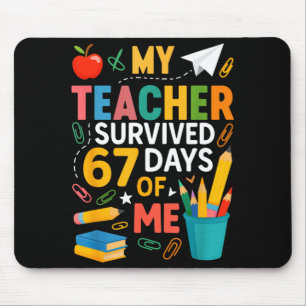 Mousepad Minha Professora Sobreviveu 67 Dias De Escola Engr