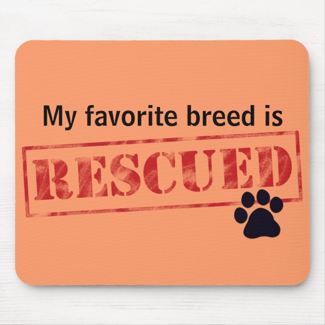 Mousepad Minha raça favorita é salvada (Frente)