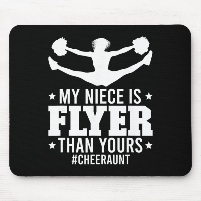 Mousepad Minha Sobrinha É Voadora Tia Cheerleader Tiazinha  (Frente)