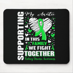 Mousepad Minha tia Sensibilização para a Doença dos Rins