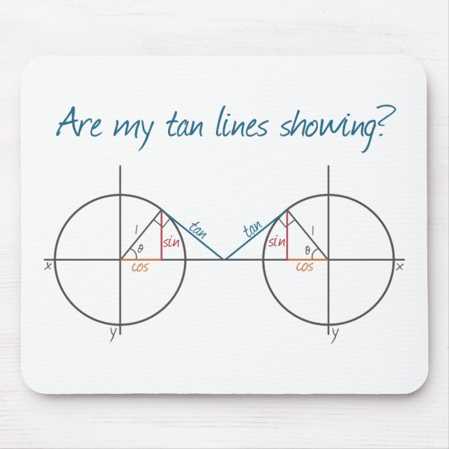 Mousepad Minhas linhas de Tan estão mostrando? (Frente)