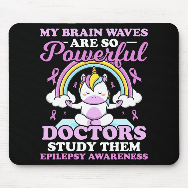 Mousepad Minhas Ondas Cerebrais São Médicos Poderosos Que A (Frente)