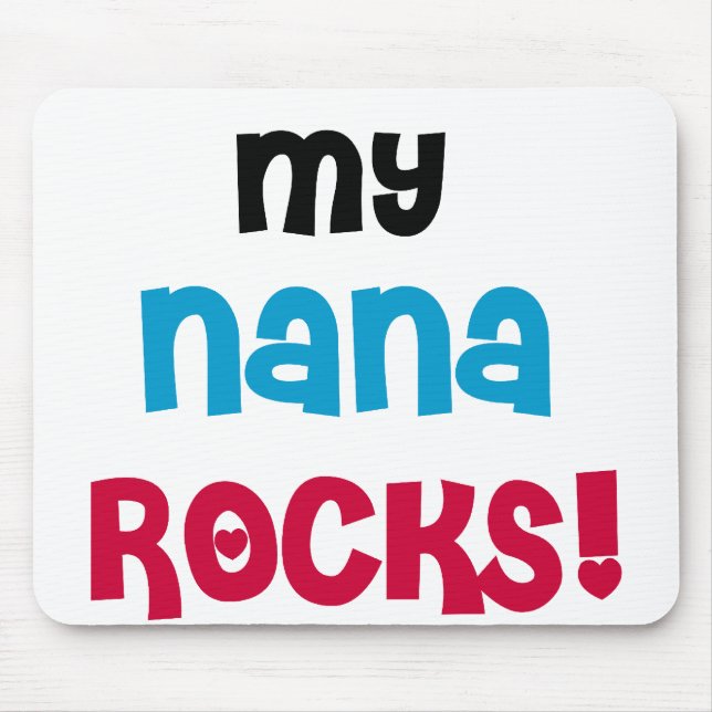 Mousepad Minhas rochas de Nana (Frente)