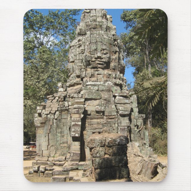 Mousepad Mini Bayon... Ta Prohm, Siem Reap, Camboja (Frente)