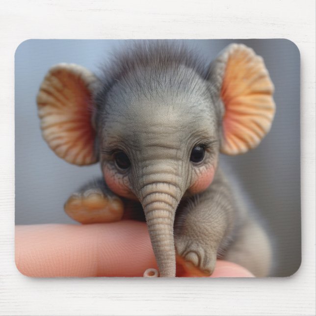 Mousepad Mini elefante bebê (Frente)
