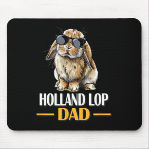 Mousepad Mini Holland Lop Pai Bunny Rabbit Lover