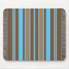 Mousepad Mini tapete estilo azul e marrom