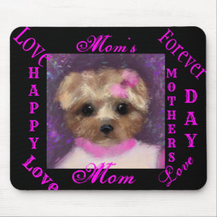 MOUSEPAD MINI YORKIE POO    