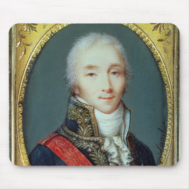 Mousepad Miniatura do duque de Joseph Fouche de Otranto (Frente)