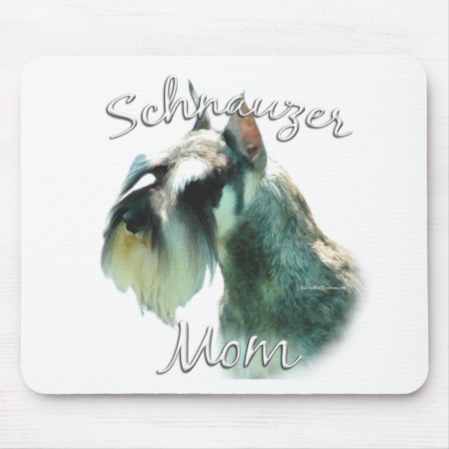 Mousepad Miniatura Schnauzer Mãe 2 (Frente)