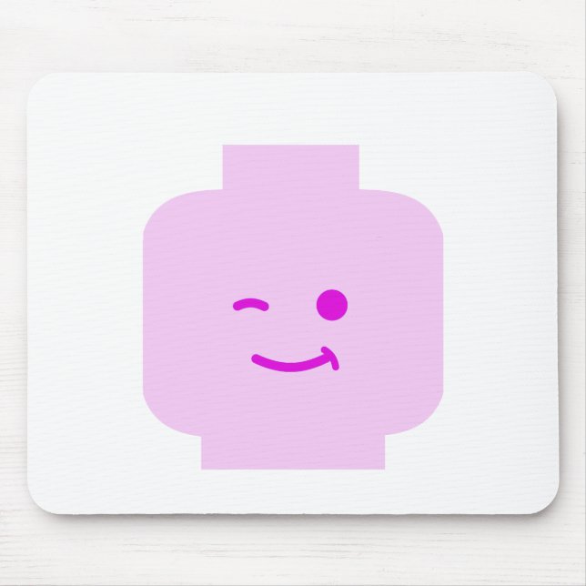 Mousepad Minifig que pisc a cabeça personaliza perto meu (Frente)