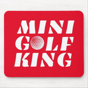 Mousepad Minigolf King Minigolfer Campeão